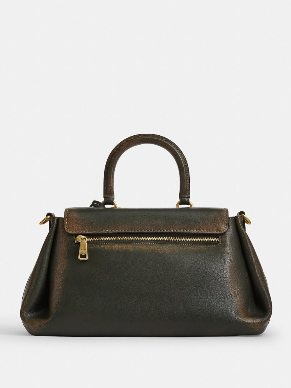 Coach Slouchy Rogue Top Handle Bag In Loved Leather